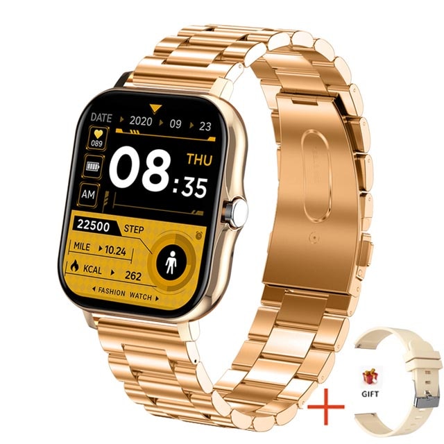 Reloj inteligente deportivo para hombre y mujer.
Bluetooth: BLE 5,0
Versión del sistema: Android superior a 5,0 o IOS superior a 9,0