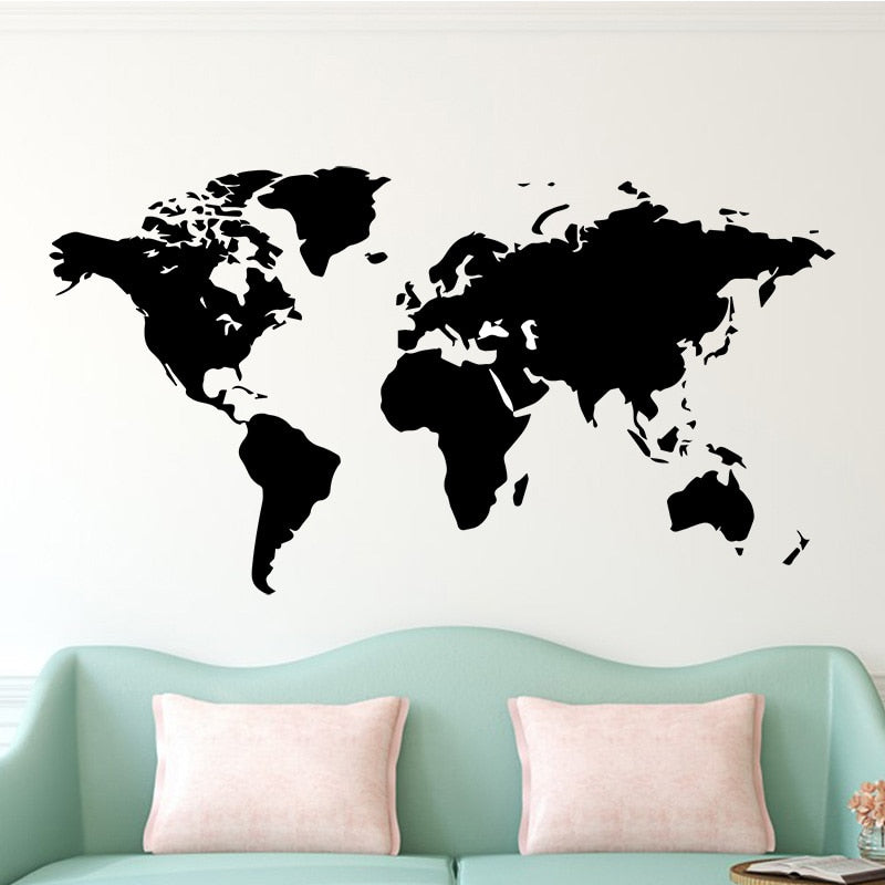 Stickers Deco Mural "The World".