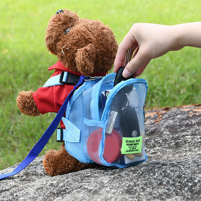 Adorable mochila pequeña para tu mascota.